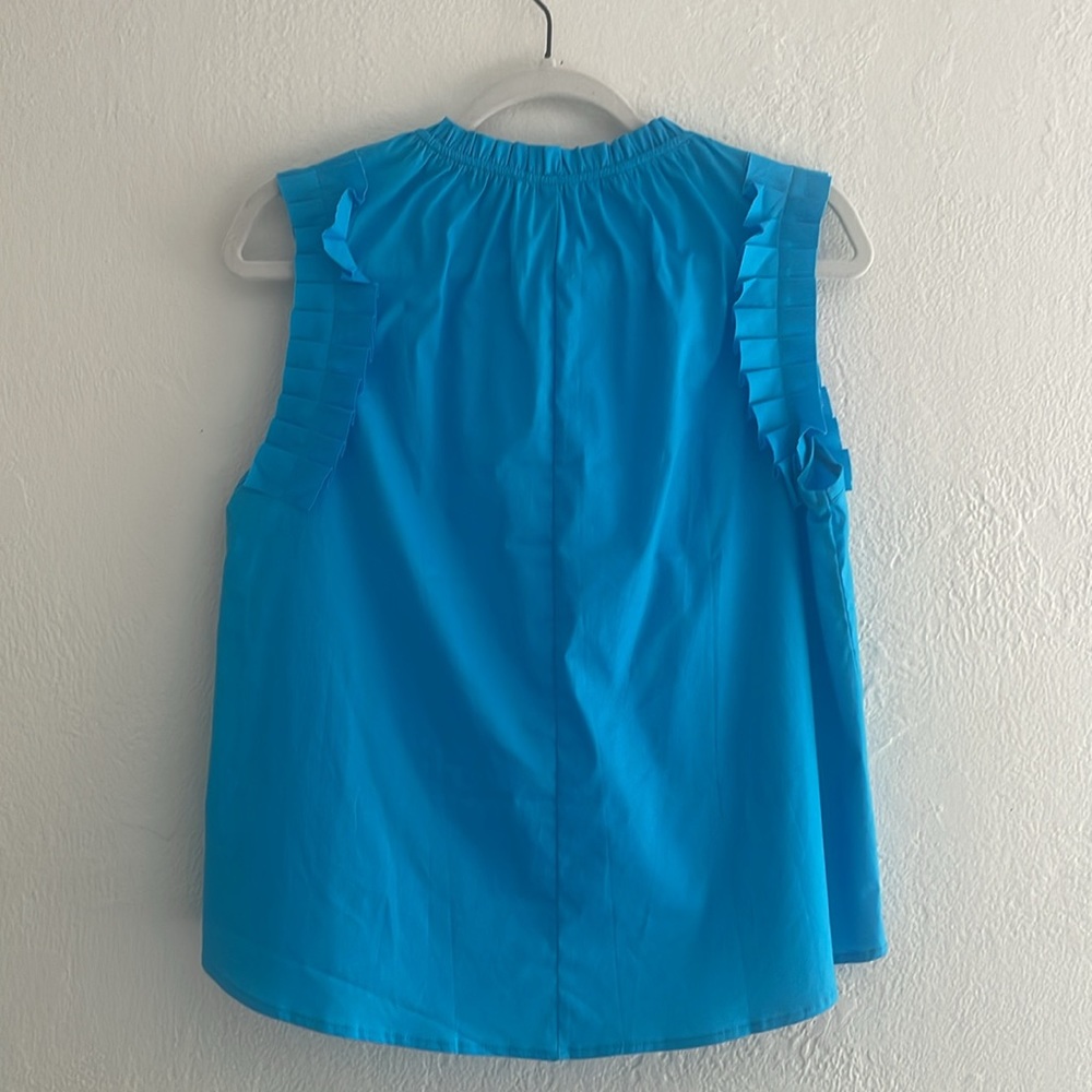 Time After Time Medium Channing Top, Aqua - Picture 7 of 10